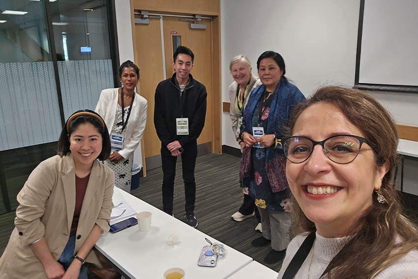 AUT Staff at the CAHRE Conference posing in a group photo